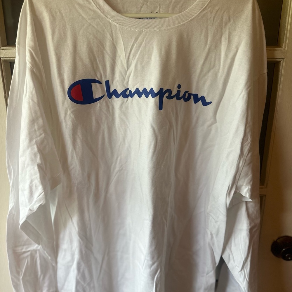 Champion shirt XL men’s long sleeve jersey T-shirt New